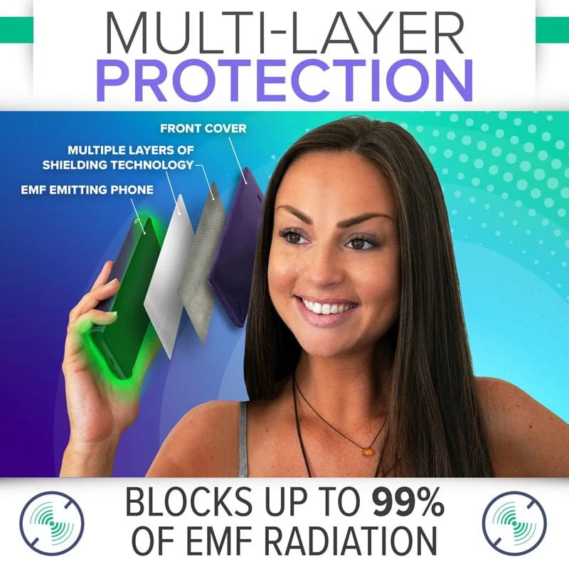DefenderShield® 5G Blocking iPhone 15 EMF Phone Case - Image 2
